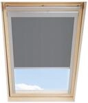 Dachfenster Verdunkelungsrollo kompatibel mit VELUX, Grau, f&uuml;r M06