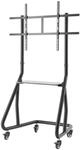 Hama TV St&auml;nder rollbar f&uuml;r 49-100 Zoll (TV Wagen Trolley, TV St&auml;nder mit Rollen,