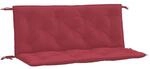 vidaXL Gartenbank Auflagen 2 STK., Gartenbank Auflage mit Hohlfasern,...