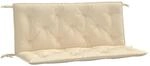 vidaXL Gartenbank Auflagen 2 STK., Gartenbank Auflage mit Hohlfasern,...
