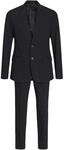 JACK & JONES Jungen Jprsolar Suit Noos Jnr Anzug, Schwarz, 128