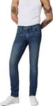 Peak Time Herren elastische Slim Fit Jeans Mid Waist 5-Pocket Flex Stretch Denim mit