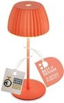 BRILONER - Riffle Mini LED Tischlampe kabellos IP44 mit Lichtkante, Touchdimmer, Akku