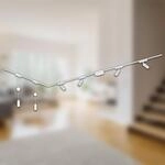 BRILONER - Schienensystem Luxtrail Komplettset, 4x LED Spots, 2x LED Pendel