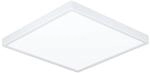 EGLO LED Deckenleuchte Fueva 6, quadratische Deckenlampe, Aufbaulampe aus Kunststoff