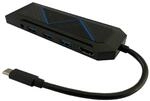 LC-Power LC-HUB-C-MULTI-6-RGB USB-C Hub | 3 USB 3.0-Ports | HDMI-Port | SD & microSD