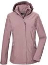 Killtec Damen Kos 26 Wmn Jckt Funktionsjacke/Regenjacke mit abzippbarer Kapuze
