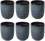 like. by Villeroy & Boch &ndash; Lave gris 6x Becher ohne Henkel, 400 ml, Steingut,...