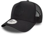 New Era E-Frame AS Roma Trucker Cap 60572399, Unisex caps, Black, OSFM EU