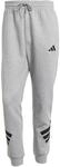 adidas Men's Future Icons Three Stripes Pant, medium Grey Heather, XXL