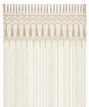 Cozyor Makramee Boho Vorhang T&uuml;rvorhang Fenstervorhang 132x200cm als Raumtrenner,