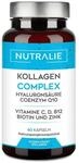 Kollagen Hyalurons&auml;ure - Hydrolysat + Biotin + Q10 | Vitamin C D B12 und Zink,