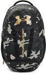 Under Armour Unisex-Erwachsene Hustle 5.0 Backpack Rucksack, Schwarz (007)/Metallic