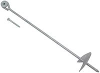 Erdanker Bodenanker mit Schraube stabil - L&auml;nge 60 cm (1)