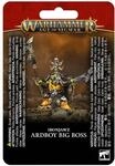 Games Workshop - Age of Sigmar - Orruk Warclans: Ardboy Big Boss, Schwarz