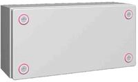 Rittal KX Stahl Geh&auml;use KX-Terminal Box RAL7035 Au&szlig;enma&szlig; 200 x 200 x 120mm...