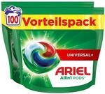 Ariel Waschmittel Pods All-in-1, Fl&uuml;ssigwaschmittel Kapseln 100 Waschladungen,