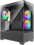 Xilence X218.ARGB XILENT Beam Gaming PC Geh&auml;use, 3X PWM L&uuml;fter, ATX Midi Tower