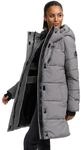 MARIKOO Damen Winterjacke (XS-6XL) - Wasserabweisend, teils mit Fleece, hochstehender