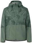 VAUDE Women's Loamer Rain Jacket, Mountainbike Regenjacke, agave, 42