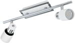 EGLO LED Deckenlampe Davida, 2 flammige Deckenleuchte, Deckenspot aus Metall in