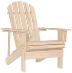 vidaXL Tannenholz Massiv Adirondack Gartenstuhl Gartensessel Stuhl Deckchair
