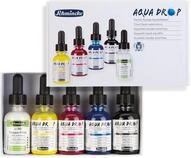 Schmincke - AQUA DROP, fl&uuml;ssige, hochlichtechte Aquarellfarbe, 5 x 30 ml