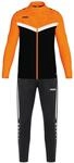 JAKO Unisex Polyesteranzug Iconic, schwarz/neonorange, S