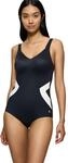 Triumph Damen Badeanzug Summer Allure - White - Dark Combination - Gr&ouml;&szlig;e 38 B