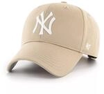 47Brand New York Yankees Khaki Raised Basic MVP Snapback Baseball Cap, khaki,...