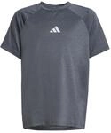 adidas Boy's GOTO PZ T-Shirt, Black/Grey Three/Reflective Silver, 15-16 Years