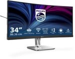 Philips 34B2U5600C - 34 Zoll WQHD Curved Monitor, höhenverstellbar (3440x1440, Philips 34B2U5600C - 34 Zoll WQHD Curved Monitor, höhenverstellbar (3440x1440,