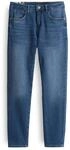 OPUS Damen Slim | Slim Jeans Evita Mid Rise mit Stretch-Anteil Daily Blue, 44 L30