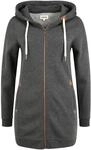 OXMO OXVicky Straight Sweat Zip-Hoodie Damen Sweatjacke Kapuzenjacke Hoodie mit
