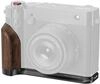 SMALLRIG Grip Noir Avec poign&eacute;e en Bois Compatible Avec Fujifilm GFX100RF