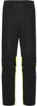 Gore WEAR Herren Glidewheel Gore-tex Hose, Black/Neon Yellow, S EU