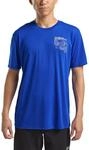 Jack Wolfskin Herren Vonnan Graphic M T-Shirt, Explore Vibrant Blue, L EU