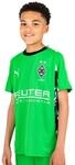 PUMA Borussia M&ouml;nchengladbach Trikot Away 2025/2026 Kids gruenweiss, 140 Kinder