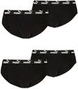 PUMA Herren Elements Basic Brief Slips Unterw&auml;sche im 4er Pack