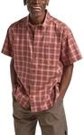 Jack Wolfskin Herren Planalto Shirt Hemd, Check Dark Rust, S EU