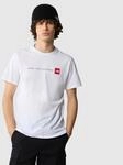 THE NORTH FACE NF0A87NSFN4 M S/S Never Stop Exploring Tee T-Shirt Herren TNF White