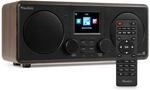 Audizio Foza - Internetradio WLAN, DAB Radio mit Bluetooth, Fernbedienung, 50 Watt,
