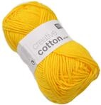 Rico Design Creative Cotton aran H&auml;kelgarn 8-f&auml;dig 50g 85m Nadelst&auml;rke 4,0-5,0
