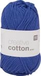 Rico Design Creative Cotton aran H&auml;kelgarn 8-f&auml;dig 50g 85m Nadelst&auml;rke 4,0-5,0