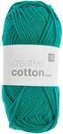 Rico Design Creative Cotton aran H&auml;kelgarn 8-f&auml;dig 50g 85m Nadelst&auml;rke 4,0-5,0