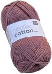 Rico creative cotton aran Farbe 12-mauve Baumwollgarn zum Stricken & H&auml;keln