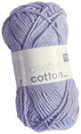Rico creative Cotton Aran Fb. 09 Flieder Pastell, Baumwollgarn zum Stricken und