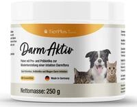 TierPlus Darm Aktiv Pulver f&uuml;r Hunde & Katzen, Probiotika & Pr&auml;biotika f&uuml;r...