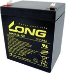LONG WP5-12/F1 WP5-12/F1 Bleiakku 12V 5Ah Blei-Vlies (AGM) (B x H x T) 90 x 107...
