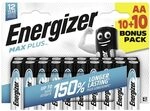 Energizer Max Plus Mignon (AA)-Batterie Alkali-Mangan 1.5V 20St.
